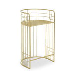 Rabia Gold Finish Bar Chair