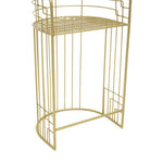 Rabia Gold Finish Bar Chair