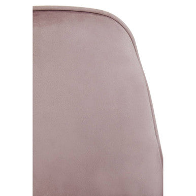 Demi Dusky Pink Velvet Dining Chair