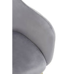 Darcy Grey Velvet Dining Chair
