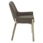 Gilden Grey Faux Leather Dining Chair