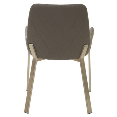 Gilden Grey Faux Leather Dining Chair