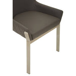 Gilden Grey Faux Leather Dining Chair