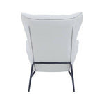 Kaiko Stone Faux Leather Armchair And Footstool