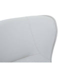 Kaiko Stone Faux Leather Armchair And Footstool