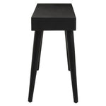 Boho Black and White Two Drawer Console Table