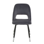 Warren Grey Velvet Dining Chair