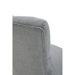 Anita Grey Fabric And Chrome Finish Base Home Office Chair