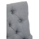 Anita Grey Fabric and Chrome Base Home Office Chair