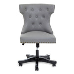 Walson Grey Leather Effect Home Office Chair