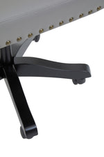 Walson Grey Leather Effect Home Office Chair