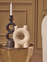 Martini Amber Glass Side Table