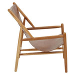 Kendari Antique Dark Brown Leather Chair