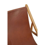 Kendari Antique Dark Brown Leather Chair