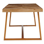 Kendari Natural Teak Wood Dining Table
