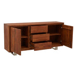 Simla Acacia Wood 2 Doors and 3 Drawers Sideboard