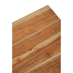 Surax Acacia Wood with Black Legs Side Table