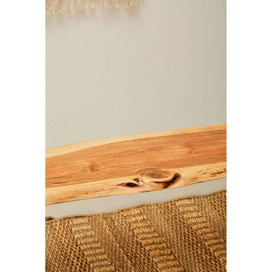 Surax Acacia Wood with Live Edge Bench