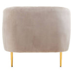 Yasmeen Mink Velvet Channel Detail Armchair