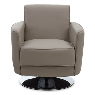 Wester Mink Leather Effect Chair
