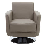 Wester Mink Leather Effect Chair