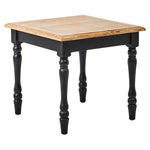 Kensington Townhouse Antique Grey Oak Wood Top Side Table