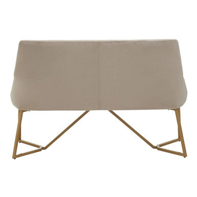 Vieste Mink Velvet Bench