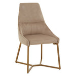 Vieste Mink Velvet Dining Chair