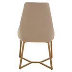 Vieste Mink Velvet Dining Chair