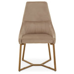 Vieste Mink Velvet Dining Chair
