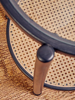 Cebu Rattan and Glass 2 Tier Console Table