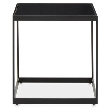 Genoa Black Square Side Table
