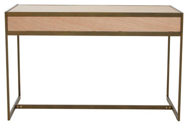 Grenoble Oak Veneer 2 Drawer Desk
