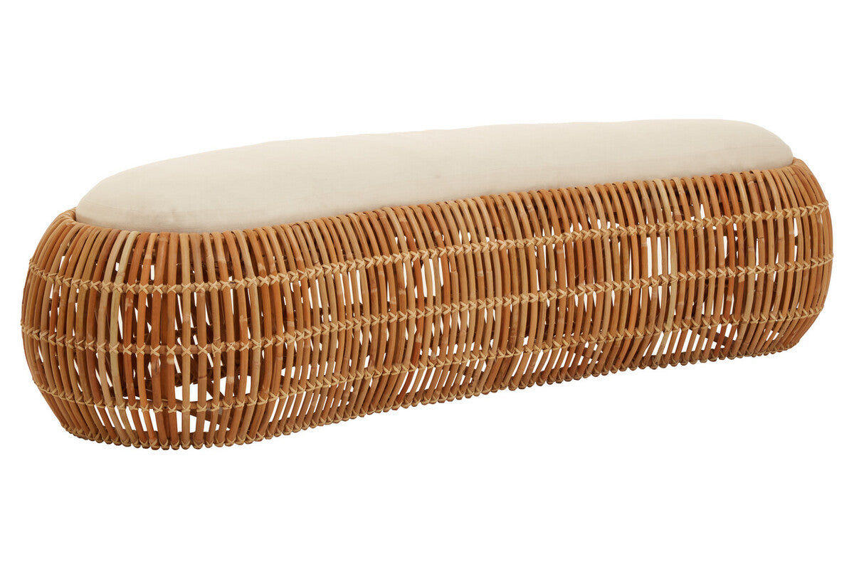 Manado Natural Rattan Bench