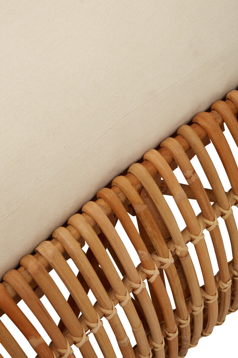 Manado Natural Rattan Bench