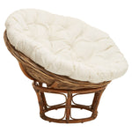 Manado Round Grey Kubu Natural Rattan Chair