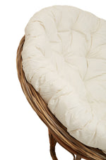 Manado Round Grey Kubu Natural Rattan Chair