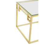 Allure Gold Brushed Side Table