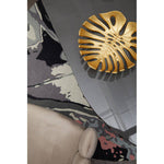 Bari Mink Velvet Scalloped Dining Chair