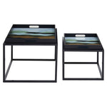 Celina Set Of 2 Assorted Colour Nesting Tables