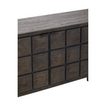Lucca Recycled Dark Oak Wood Sideboard
