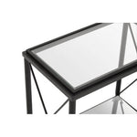 Axis Rectangular Black Finish Side Table