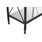 Axis Rectangular Black Finish Side Table