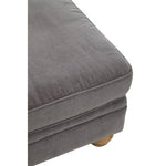 Spencer Grey Fabric Footstool
