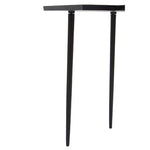 Simbolo Black Nickel Top Side Table