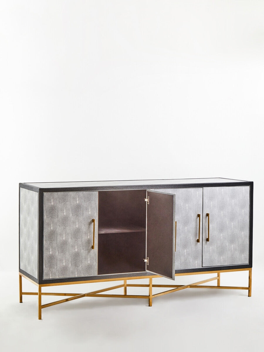 Cadiz Grey Shagreen Sideboard