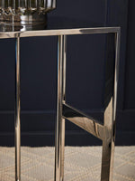 Oria Silver Side Table