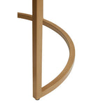 Varana Nest Of Two Black Marble Top Round Tables