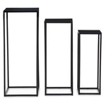 Mandoli Nest Of 3 Black Side Tables