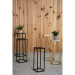 Mandoli Nest Of 3 Black Side Tables
